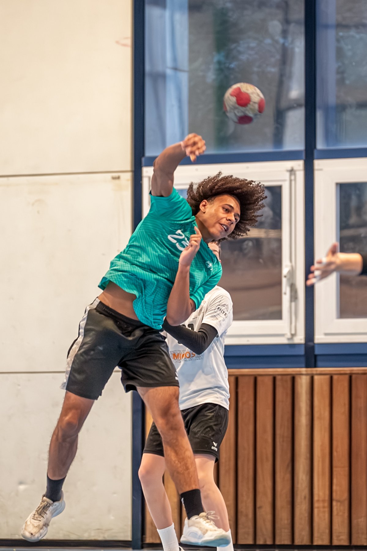 Michael Photographie Match du handball club Crissier lancé de côté 