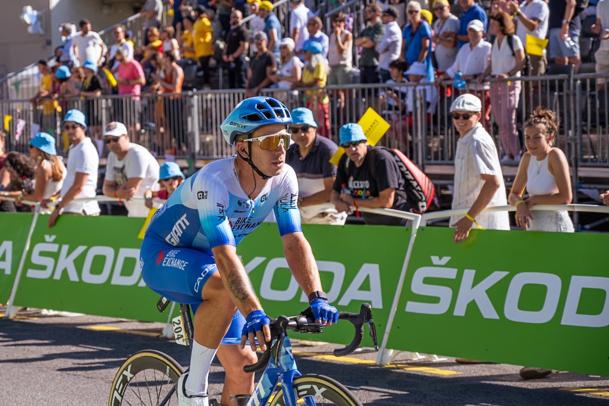 Michael Photographie tour de France à Lausanne gradin 